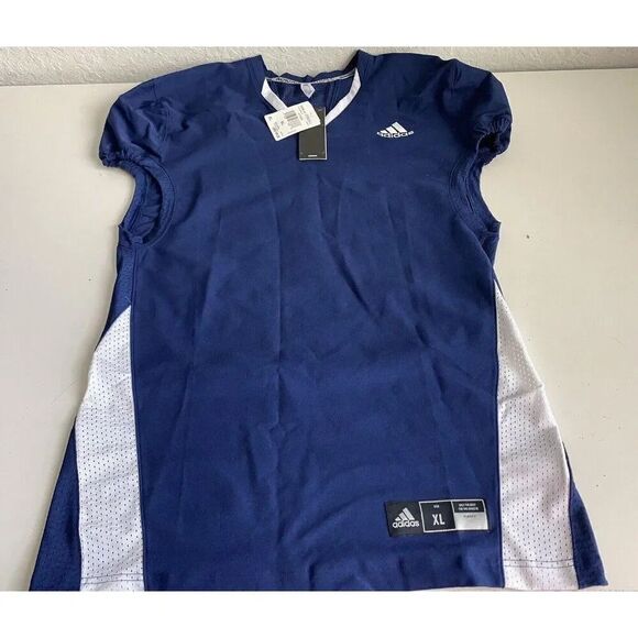 Adidas Football Jersey GG7400 WVN A1 Stock J Navy Blue Practice Men’s Sz XL NEW - Picture 1 of 12